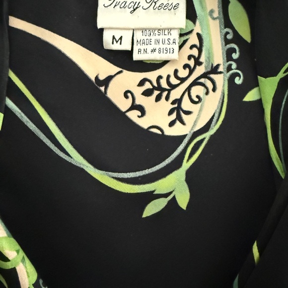 Silk Floral Black Maxi Dress - Picture 2 of 6